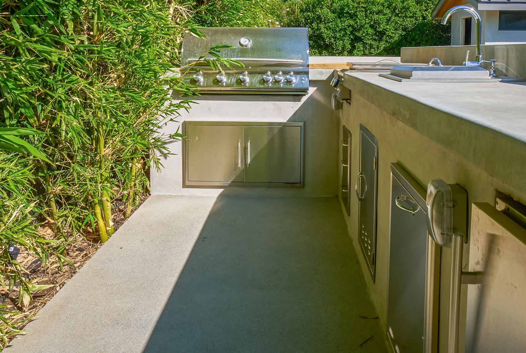 Backyard Covered Outdoor Kitchen