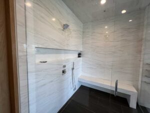 Bathroom waterproofing during remodel